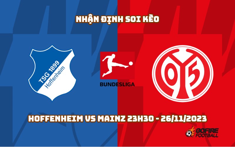 Nhận định soi kèo Hoffenheim vs Mainz 23h30 – 26/11/2023