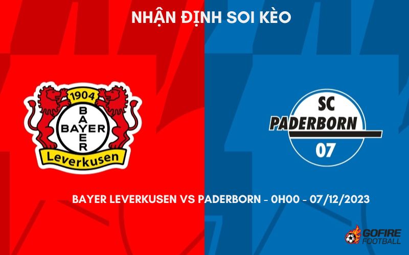 Nhận định soi kèo Bayer Leverkusen vs Paderborn – 0h00 – 07/12/2023