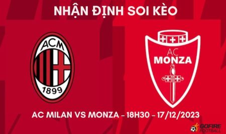 Nhận định ⭐ Soi kèo AC Milan vs Monza – 18h30 – 17/12/2023