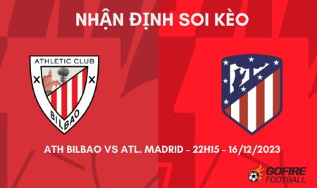 Nhận định ⭐ Soi kèo Ath Bilbao vs Atl. Madrid – 22h15 – 16/12/2023