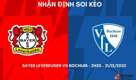 Nhận định ⭐ Soi kèo Bayer Leverkusen vs Bochum – 2h30 – 21/12/2023