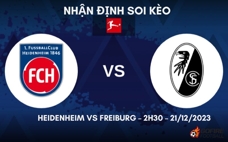 Nhận định ⭐ Soi kèo Heidenheim vs Freiburg – 2h30 – 21/12/2023