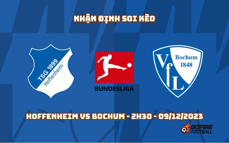 Nhận định soi kèo Hoffenheim vs Bochum – 2h30 – 09/12/2023