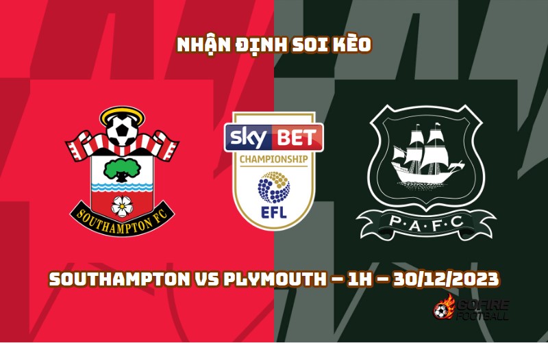 Nhận định ⭐ Soi kèo Southampton vs Plymouth – 1h – 30/12/2023