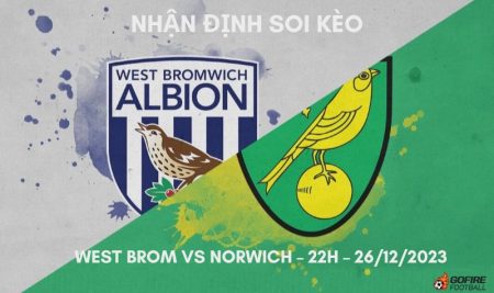 Nhận định ⭐ Soi kèo West Brom vs Norwich – 22h – 26/12/2023