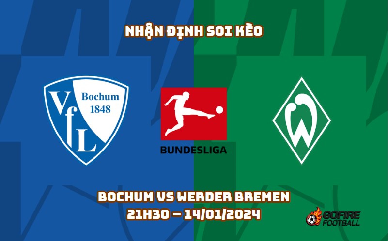 Nhận định ⭐ Soi kèo Bochum vs Werder Bremen – 21h30 – 14/01/2024