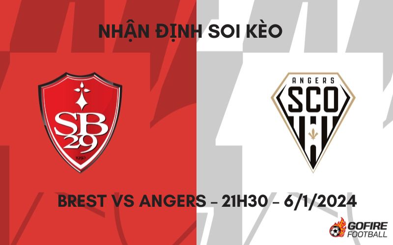 Nhận định ⭐ Soi kèo Brest vs Angers – 21h30 – 6/1/2024