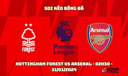 Soi kèo bóng đá Nottingham Forest vs Arsenal – 02h30 – 31/01/2024