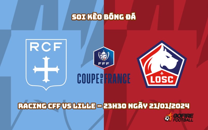 Soi kèo bóng đá Racing CFF vs Lille – 23h30 ngày 21/01/2024