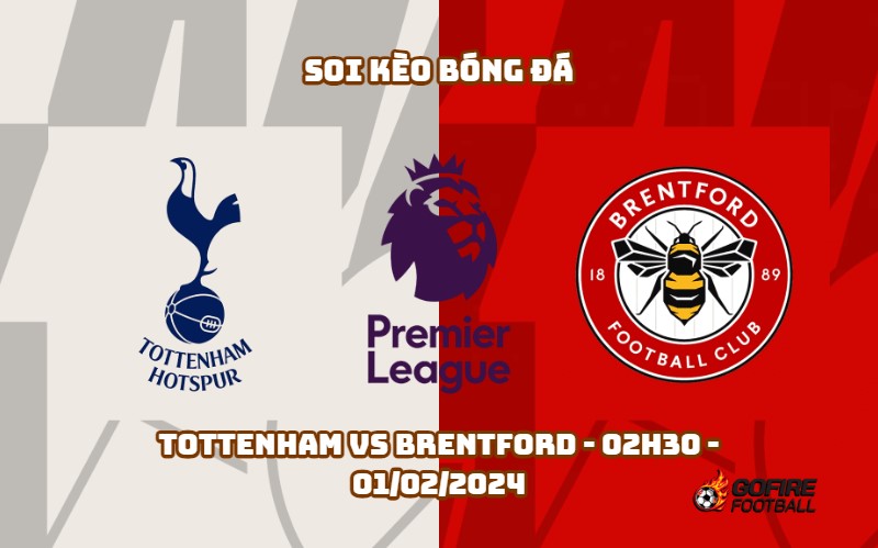 Soi kèo bóng đá Tottenham vs Brentford – 02h30 – 01/02/2024