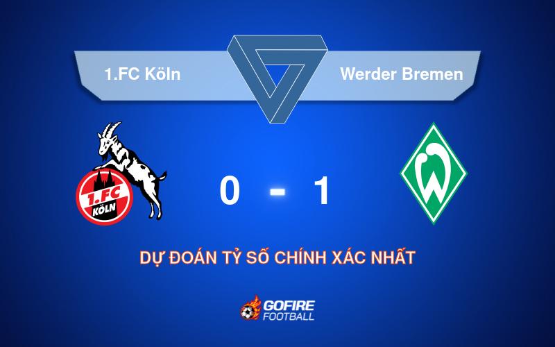 Soi kèo bóng đá 1.FC Köln vs Werder Bremen