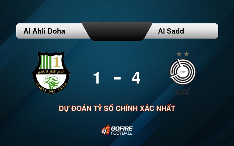 Soi kèo bóng đá Al Ahli Doha vs Al Sadd