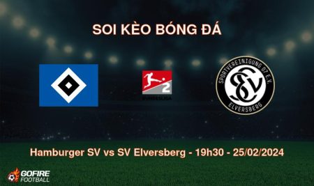 Soi kèo bóng đá Hamburger SV vs SV Elversberg – 19h30 – 25/02/2024