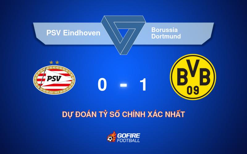 Soi kèo bóng đá PSV Eindhoven vs Borussia Dortmund