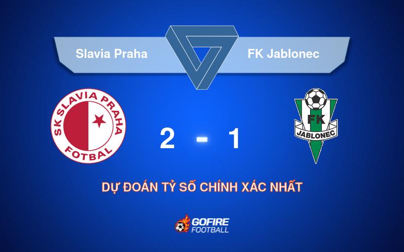 Soi kèo bóng đá Slavia Praha vs FK Jablonec