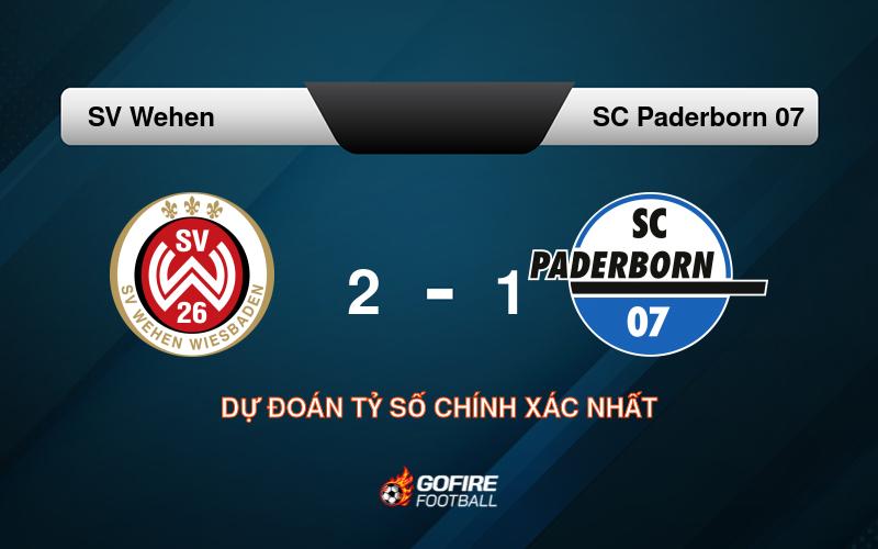 Soi kèo bóng đá SV Wehen vs SC Paderborn 07