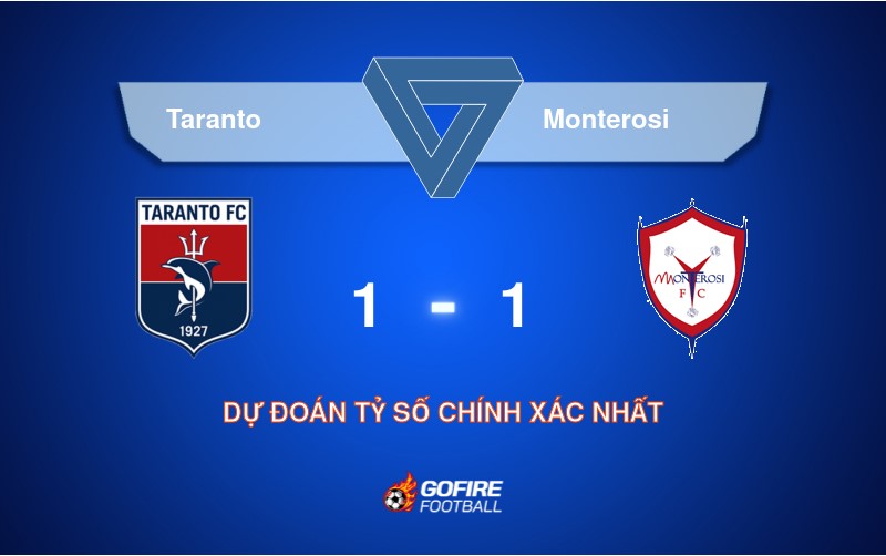 Soi kèo bóng đá Taranto vs Monterosi