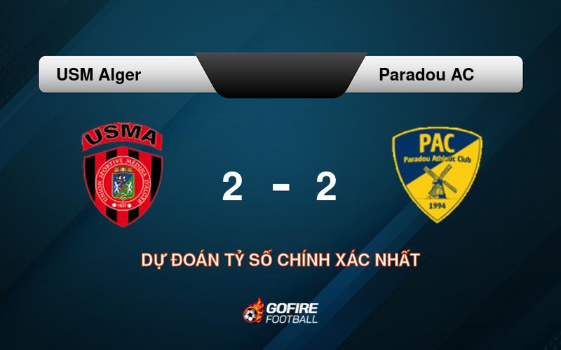 Soi kèo bóng đá USM Alger vs Paradou AC