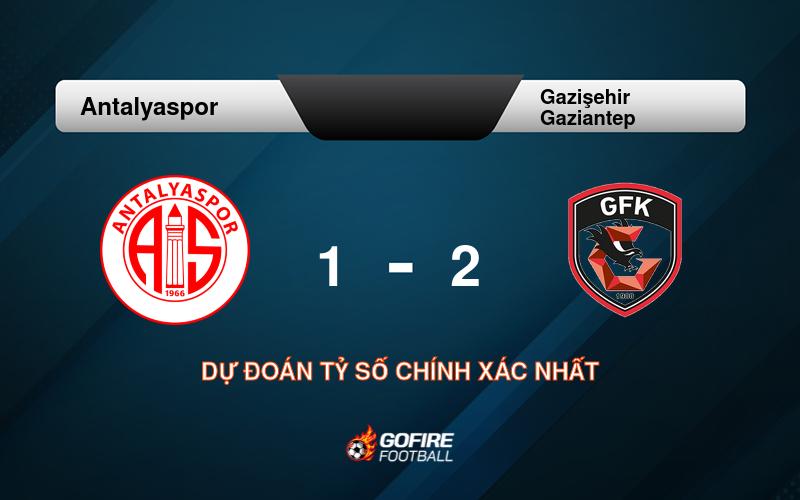 Soi kèo bóng đá Antalyaspor vs Gazişehir Gaziantep