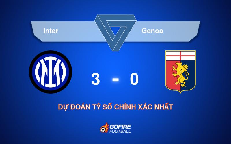 Soi kèo bóng đá Inter vs Genoa