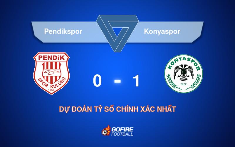 Soi kèo bóng đá Pendikspor vs Konyaspor